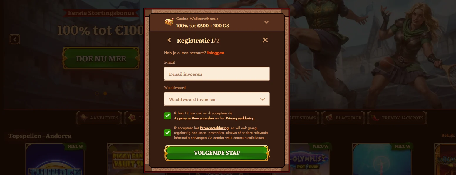 Registratie bij Wildrobin